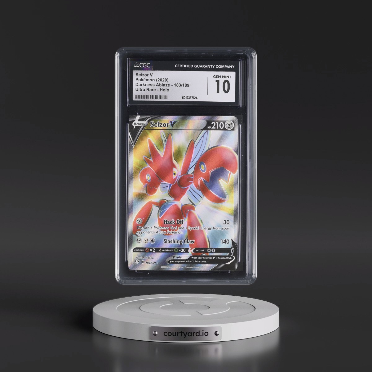 2020 Scizor V - Pokémon Darkness Ablaze CGC 10 GEM MINT